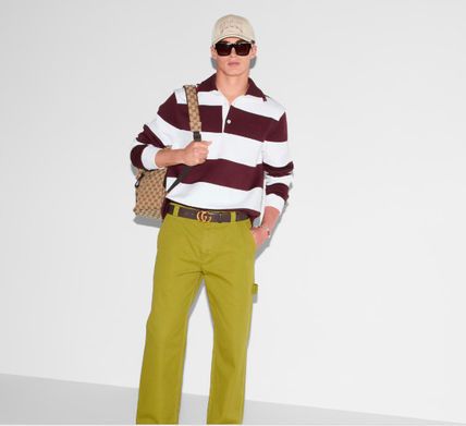 Gucci o1loc1c1125 810787 Heavy Cotton Canvas Trouser Pant Size US 34 / EU 50 - 7 Thumbnail