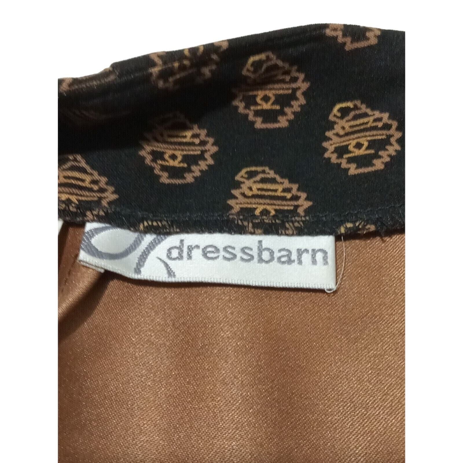 & Other Stories Dressbarn Midi Skirt 12 Women's Pencil Career Black Slit Size 34" / US 12 / IT 48 - 4 Thumbnail