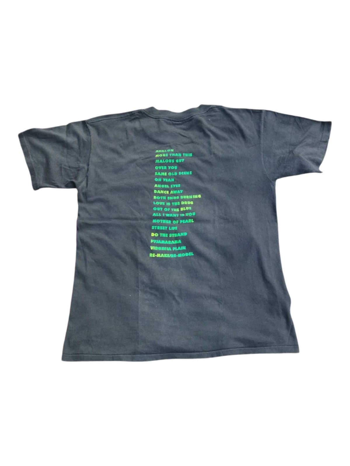 Band Tees Vintage Roxy Music British Punk Rock T-Shirt Black Size US M / EU 48-50 / 2 - 2 Thumbnail