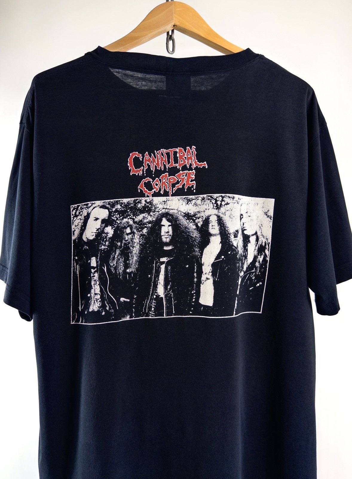 Band Tees Vintage 90s Cannibal Corpse Eaten Back To Life T-Shirt Tee Size US XL / EU 56 / 4 - 9 Thumbnail