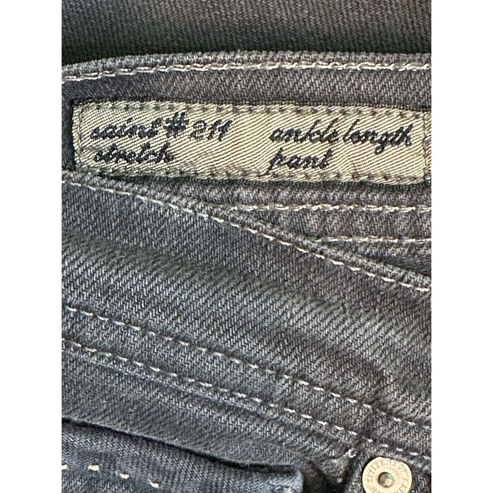 Citizens Of Humanity Citizen of Humanity Saint 211 Zip Ankle Jeans size 24 - 0 Size 25" / US 0 / IT 36 - 6 Thumbnail