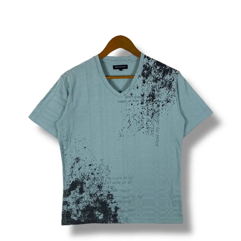semanticdesign SEMANTIC DESIGN Poetry Paint Splatter Design Tee Shirt Large Size US M / EU 48-50 / 2 - 1 Thumbnail