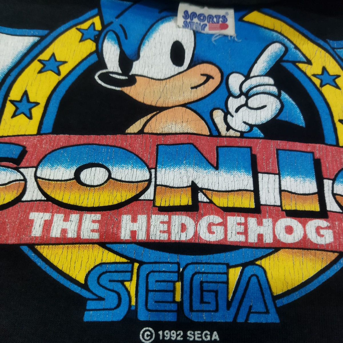 Sonic Lab Vintage 90s Sonic The Hedgehog First Print Tee Size US L / EU 52-54 / 3 - 3 Thumbnail