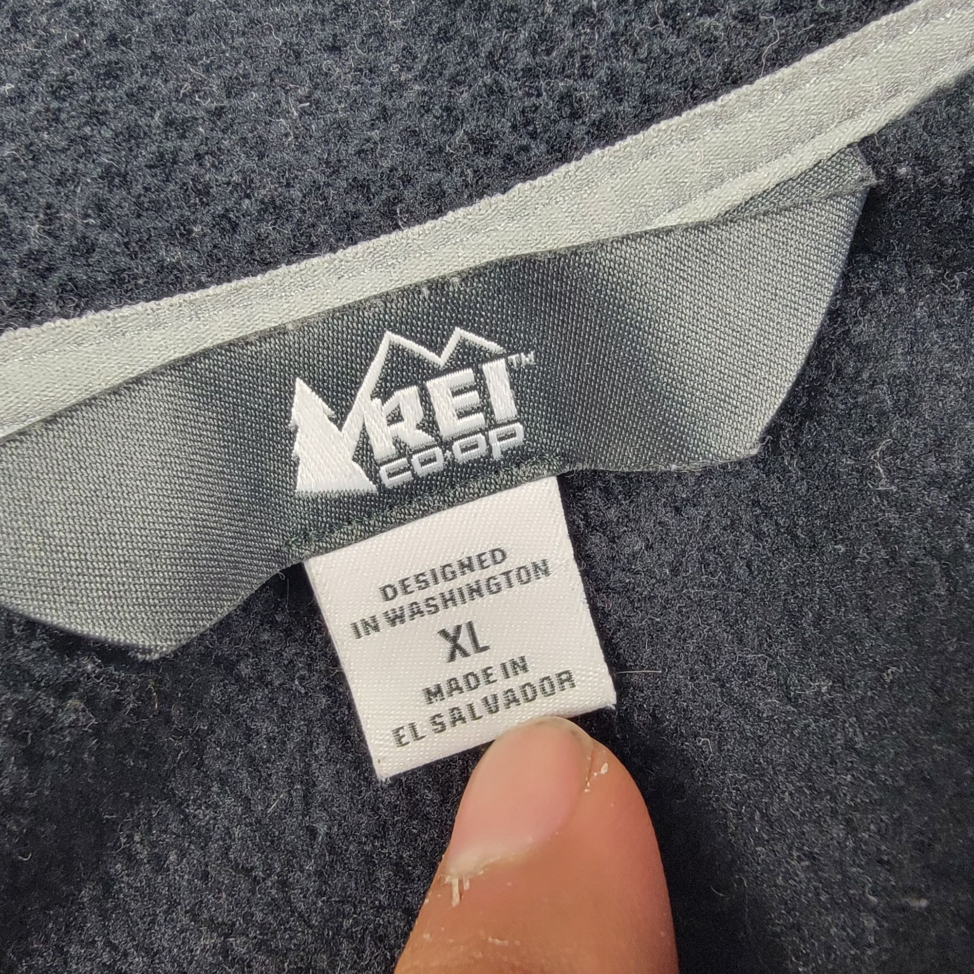 Rei REI Polartec Womens XL Black Full Zip Sweater Winter Warm Ca Size XL / US 12-14 / IT 48-50 - 4 Thumbnail