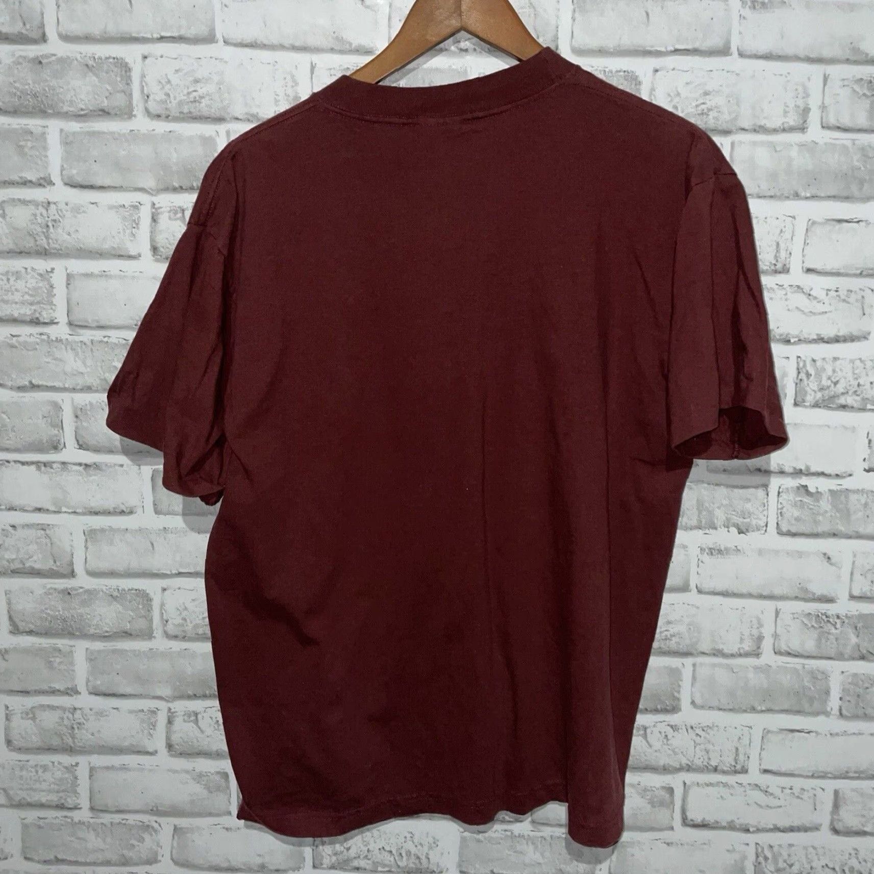 Vintage VINTAGE TUF Shirt Mens L Red USA Idaho Single Stitch Graphic Tee Size US L / EU 52-54 / 3 - 5 Thumbnail