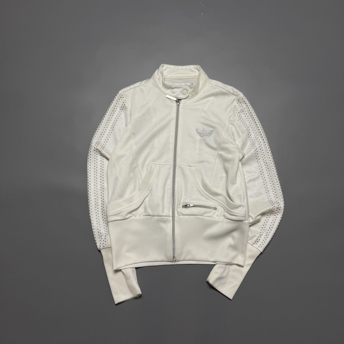 Adidas Vintage aAdidas Rhinestone Track Jacket Avant Garde Size L / US 10 / IT 46 - 2 Thumbnail