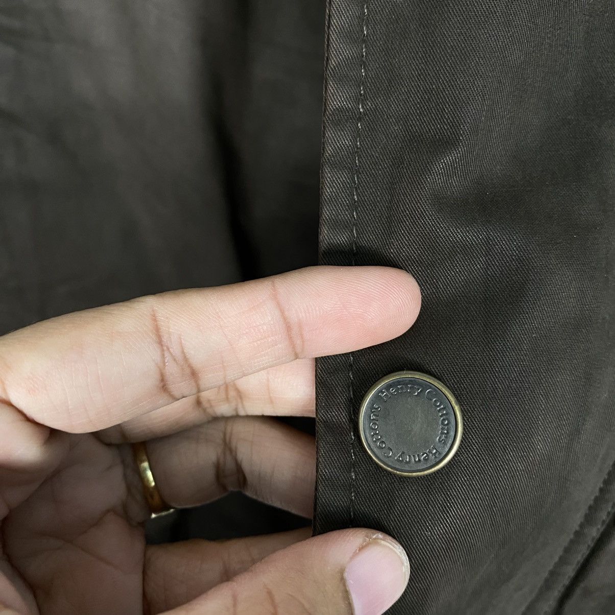 Japanese Brand Vintage Hunting Wax Jacket Blanket Henry Cotton Issey Miyake Size US S / EU 44-46 / 1 - 18 Thumbnail