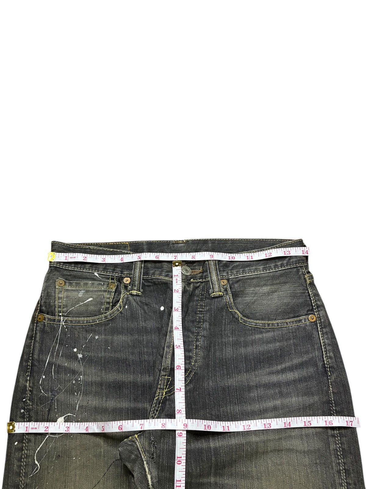 Eternal × Japanese Brand Vintage Japanese Eternal Mud Wash Painted Distressed Jeans Size US 28 / EU 44 - 12 Thumbnail