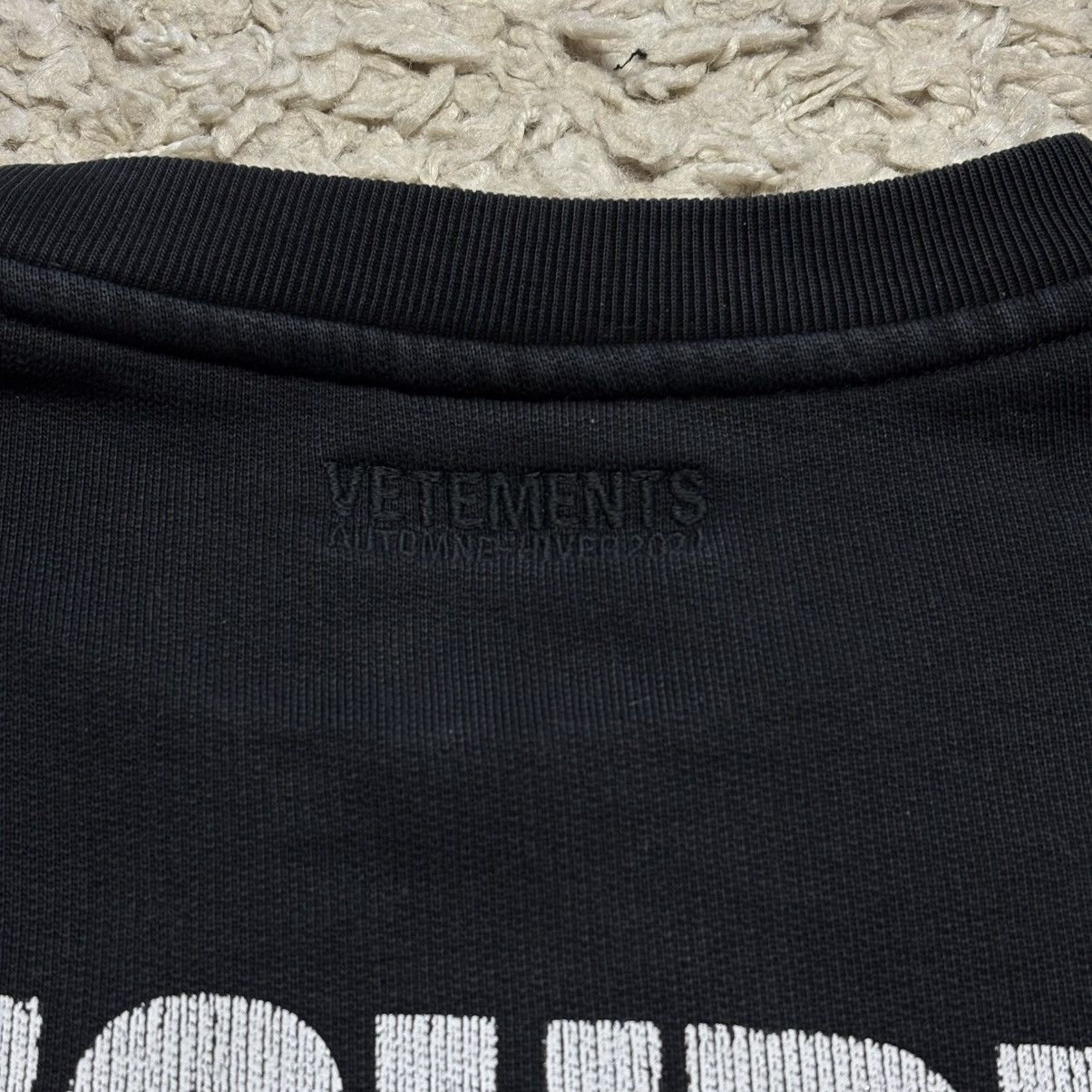 Vetements Vetements Security sweatshirt Size US XS / EU 42 / 0 - 3 Thumbnail