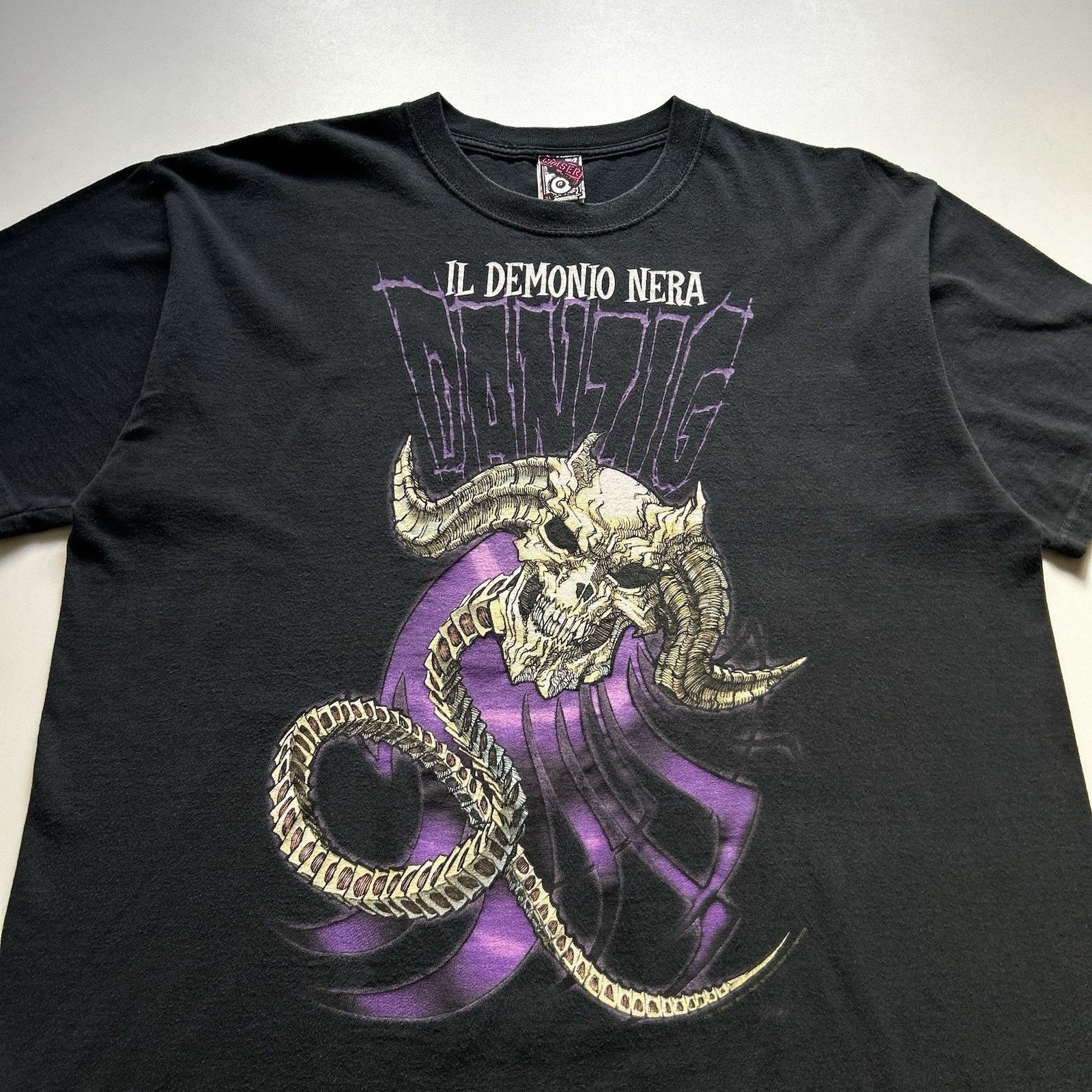 Band Tees Vintage Danzig T-Shirt XL Band Tee Il Demonio Nera Sun Faded Size US XL / EU 56 / 4 - 2 Thumbnail