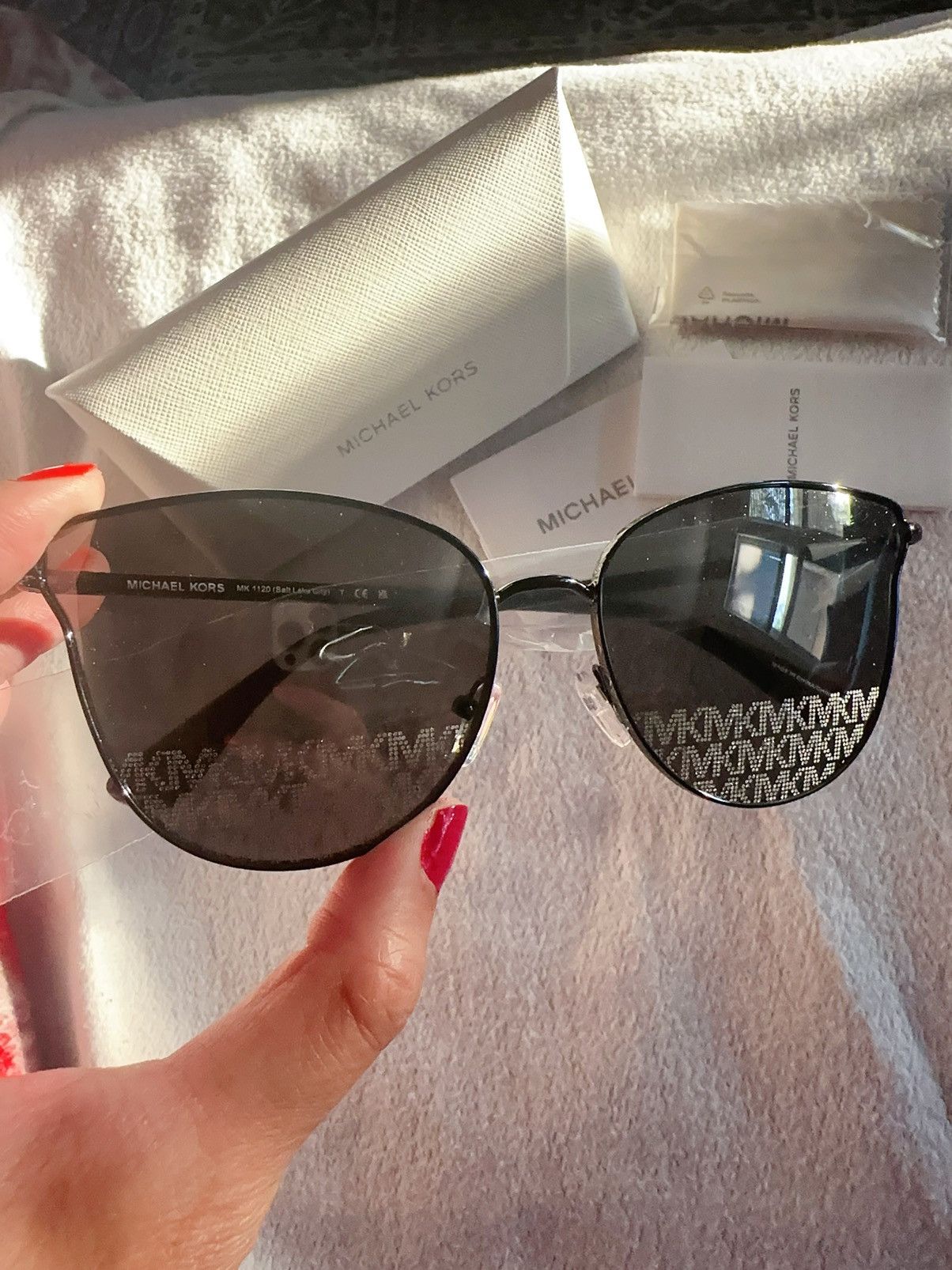 Michael Kors Michael Kors Sunglasses MK1120 SALT LAKE CITY 10056G Shiny B Size ONE SIZE - 8 Thumbnail