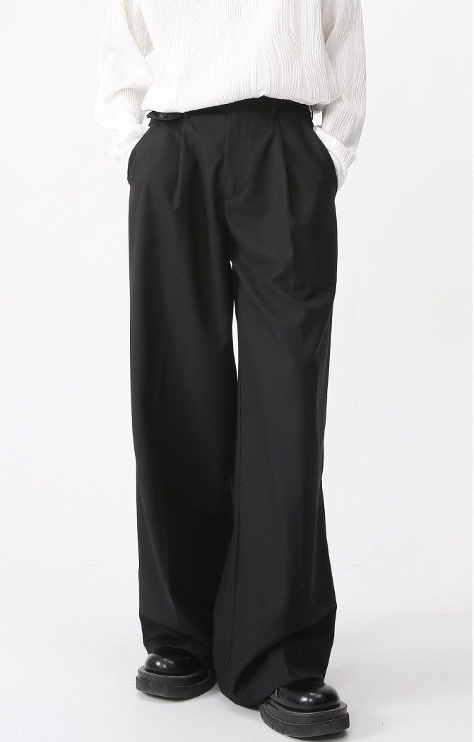 Japanese Brand Casual loose straight retro suit trousers Size US 32 / EU 48 - 1 Thumbnail