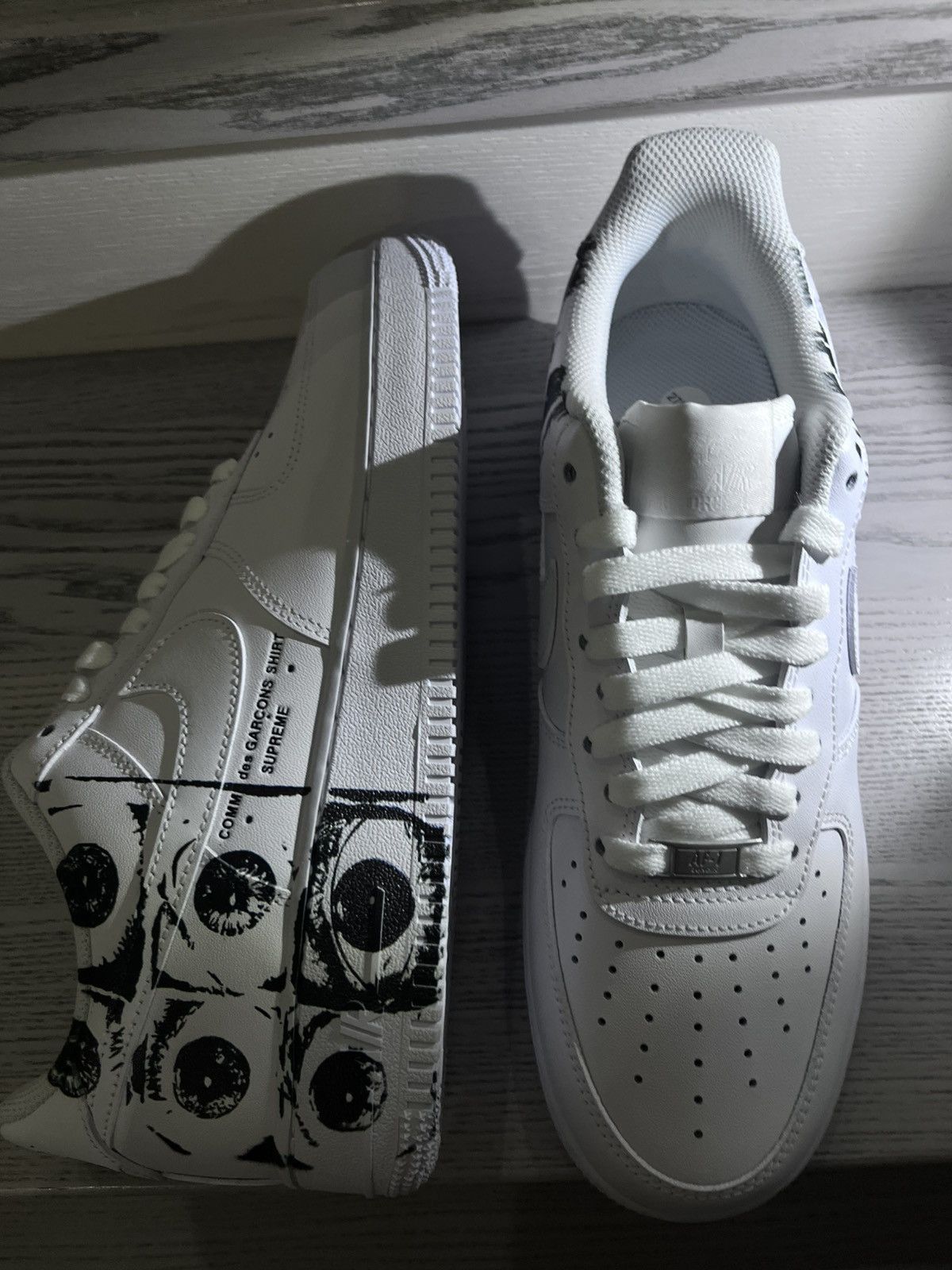 Comme des Garcons × Nike Nike Air Force 1 , Comme des Garcons x Supreme Size US 9.5 / EU 42-43 - 2 Thumbnail