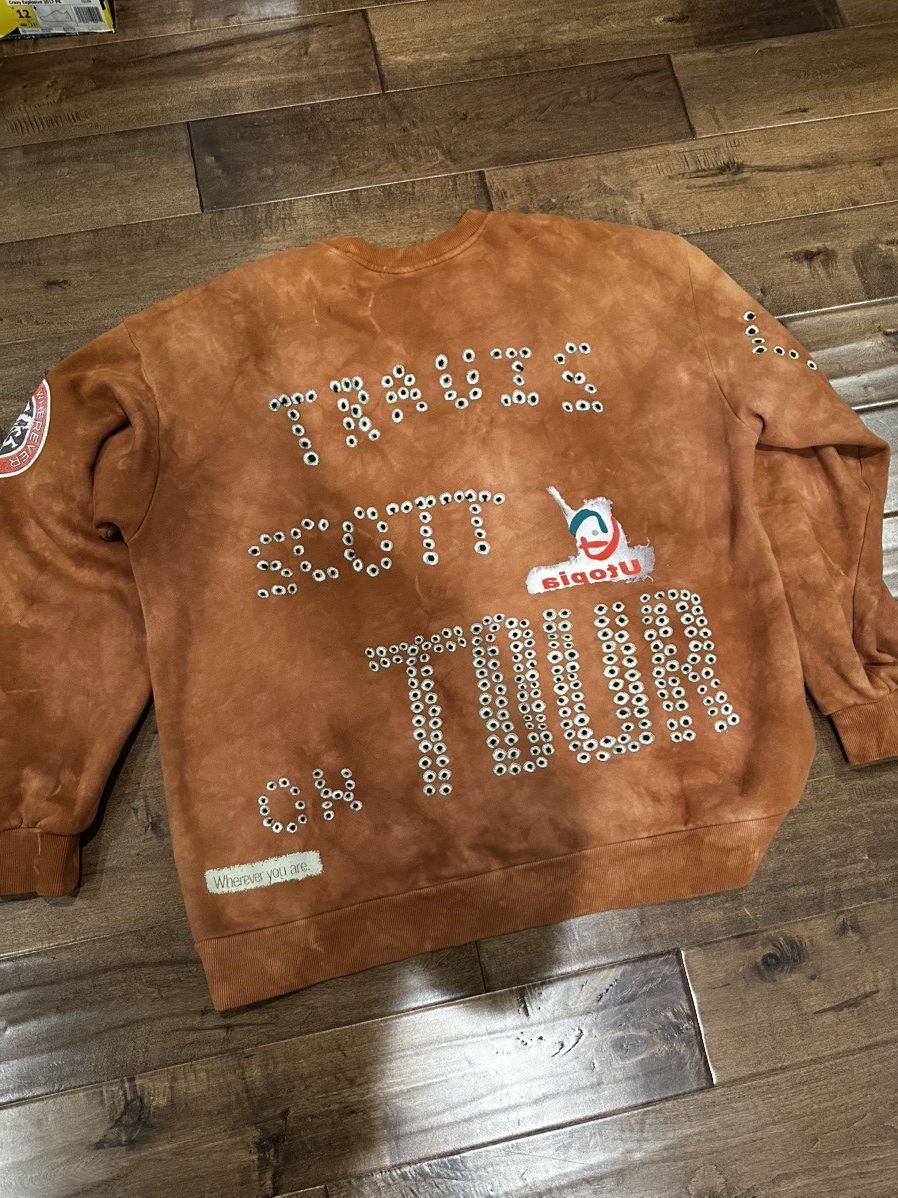 Travis Scott Travis Scott Utopia Tour Crewneck Size US XL / EU 56 / 4 - 2 Thumbnail