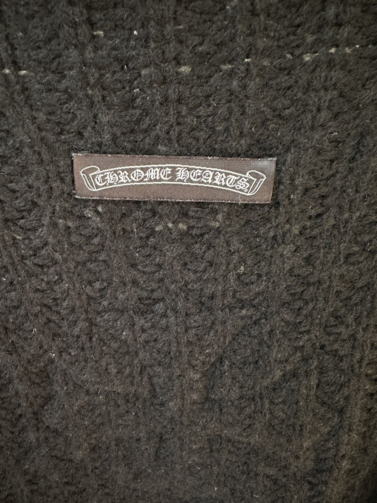Chrome Hearts CHROME HEARTS CASHMERE CROSS PATCH OPIUM GOTH CAPE Size US XXL / EU 58 / 5 - 5 Thumbnail