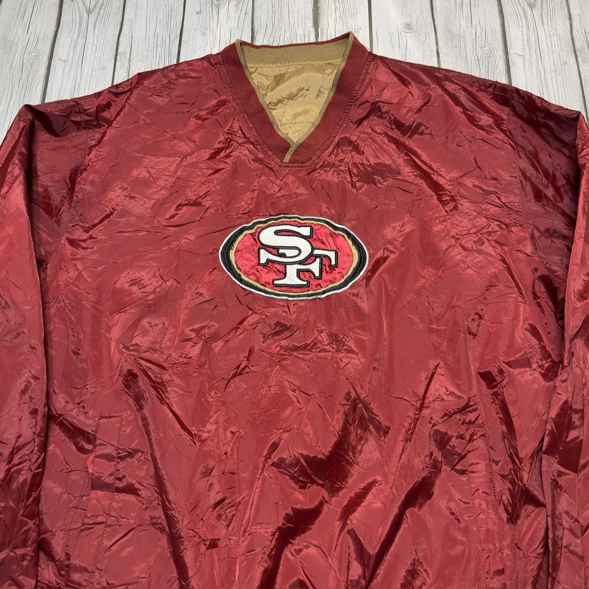 NFL × Vintage Vintage San Francisco 49ers reversible windbreaker Size US XL / EU 56 / 4 - 5 Thumbnail