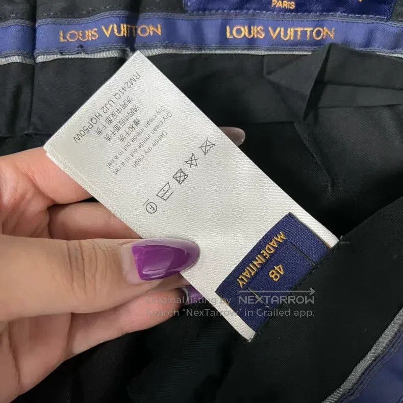 Louis Vuitton Louis Vuitton size US 48 Black Back Floral Embroidered Zip Size US 32 / EU 48 - 3 Thumbnail