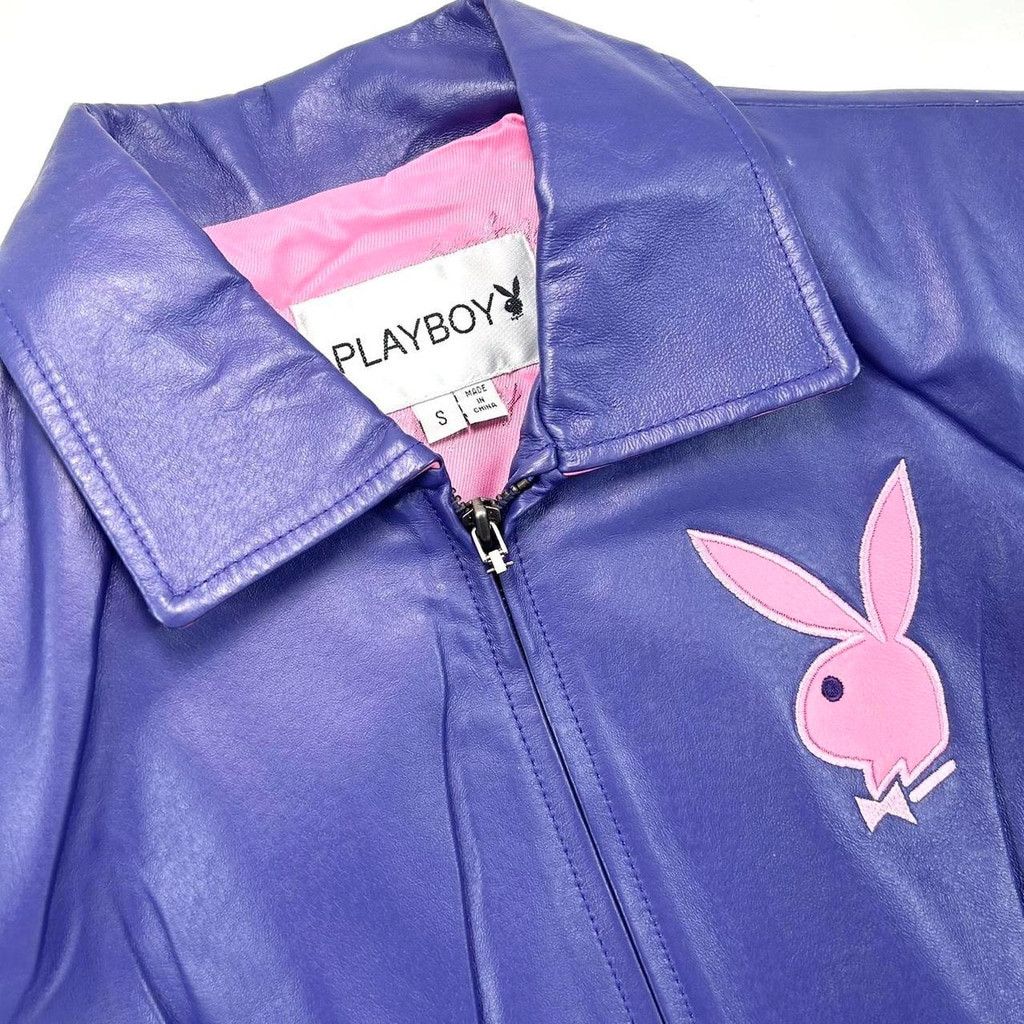 Playboy y2k Playboy purple genuine leather purple jacket Size S / US 4 / IT 40 - 5 Thumbnail
