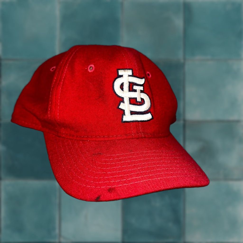 Sports Specialties VINTAGE St Louis Cardinals Sports Specialties SnapBack Hat Fitted 7 5/8 Red Wool Cap Size ONE SIZE - 1 Thumbnail