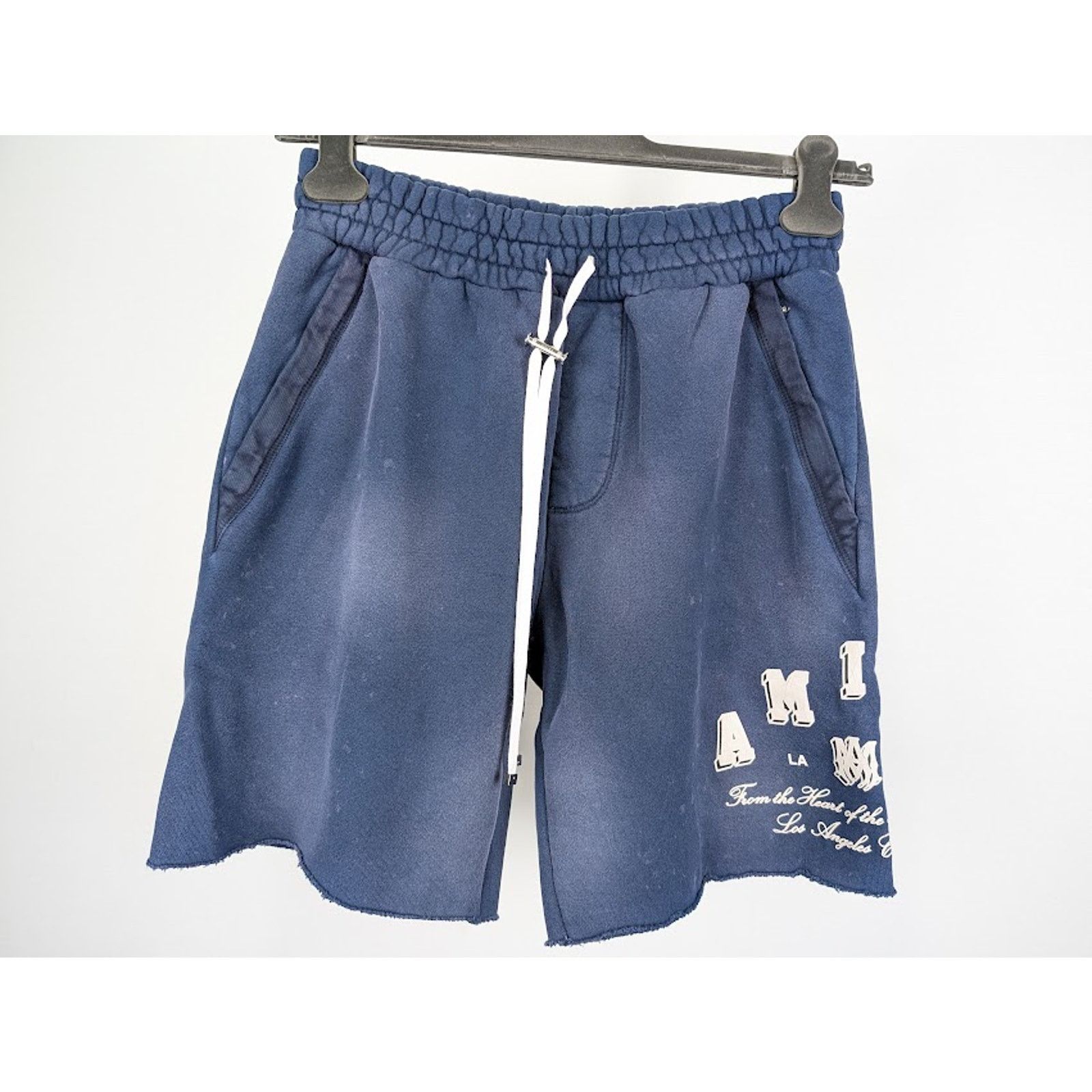 Amiri o1rshd1 Vintage Collegiate Shorts in Blue Size US 34 / EU 50 - 12 Thumbnail