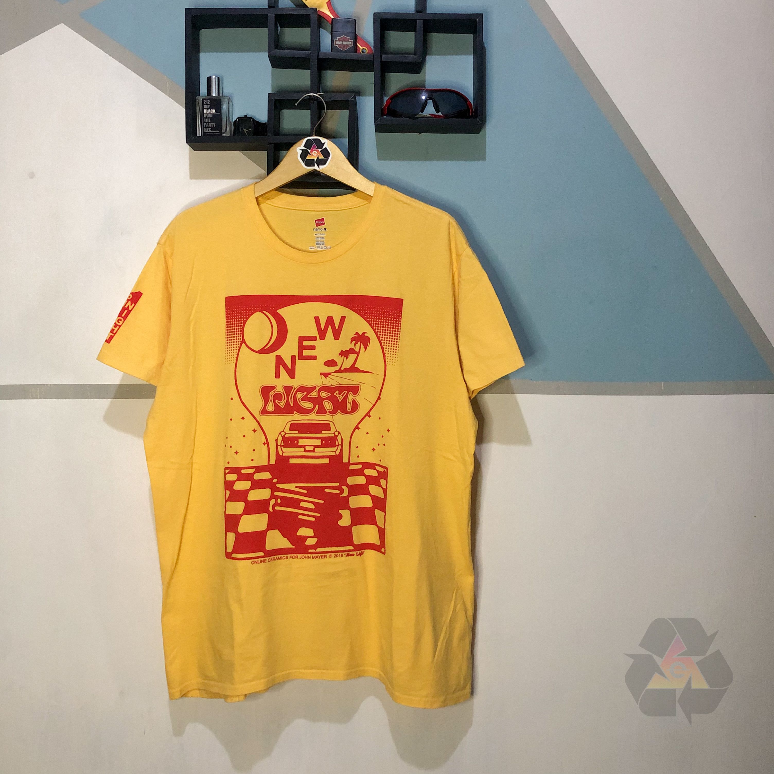 John Mayer × Online Ceramics Online Ceramics John Mayer New Light Promo T-Shirt Graphic Size US XL / EU 56 / 4 - 1 Thumbnail