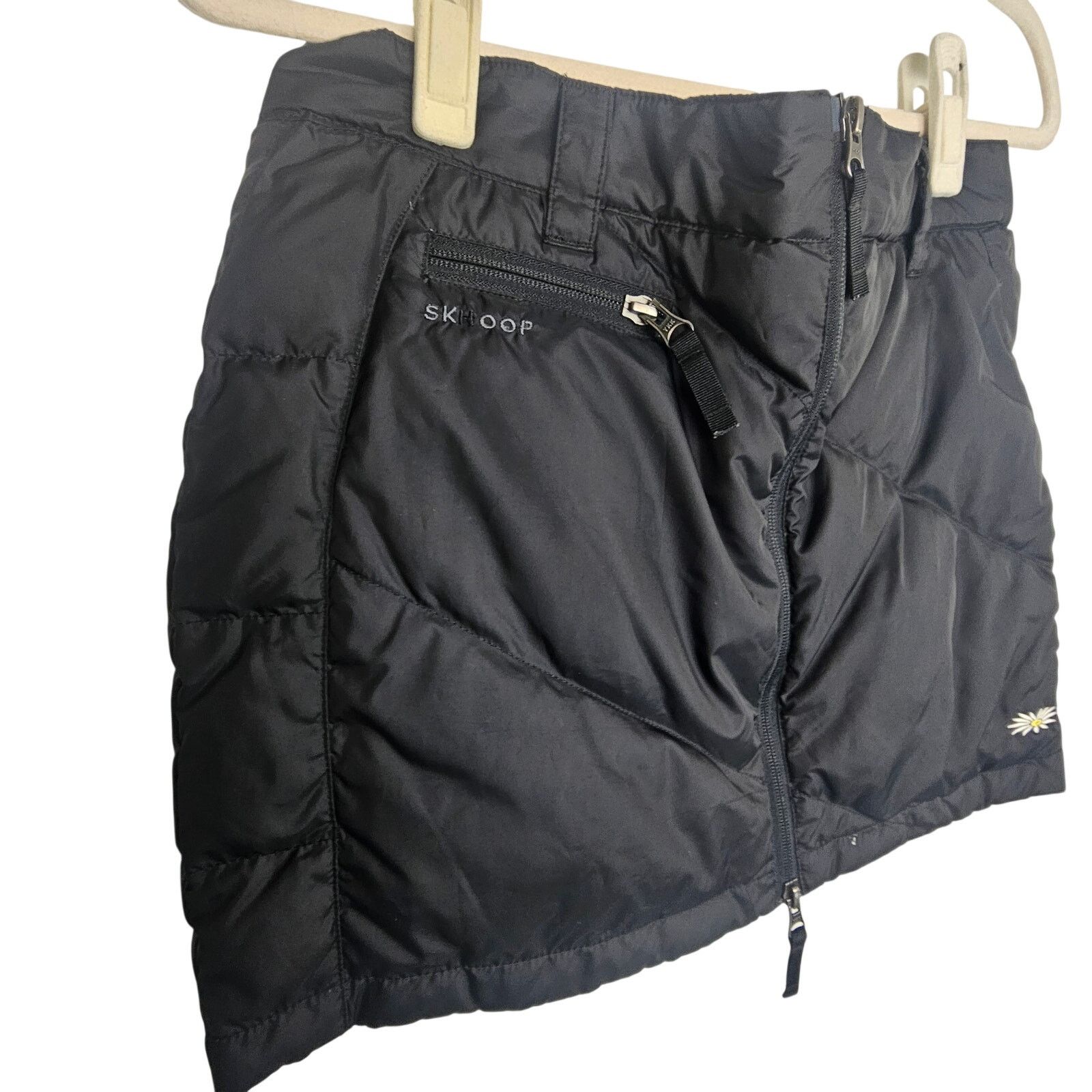 Skookum Skhoop Women Duck Down Quilted Puffer Mini Skirt M Insulated Size 32" / US 10 / IT 46 - 2 Thumbnail