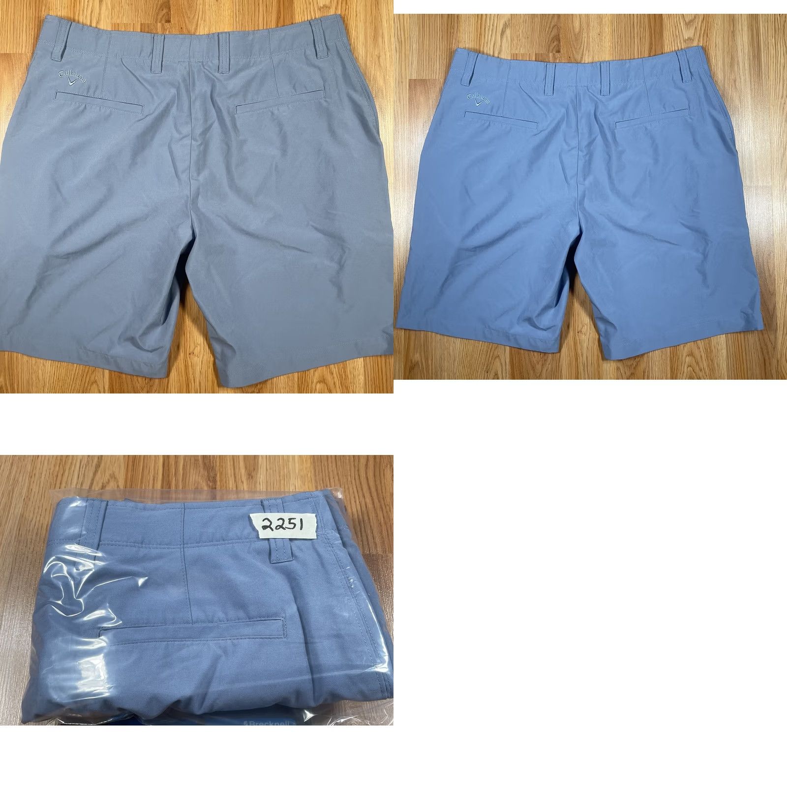 Callaway Callaway Golf Shorts Mens 38 Gray Flat Front Khaki Chino Slack Size US 38 / EU 54 - 9 Thumbnail