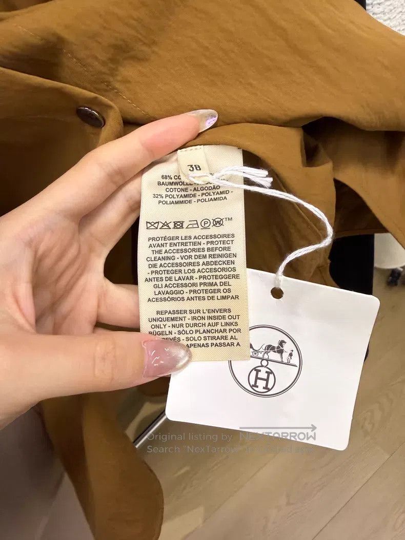 Hermes Hermes Sleeveless drawstring fitted shirt - cotton Size XS / US 0-2 / IT 36-38 - 4 Thumbnail
