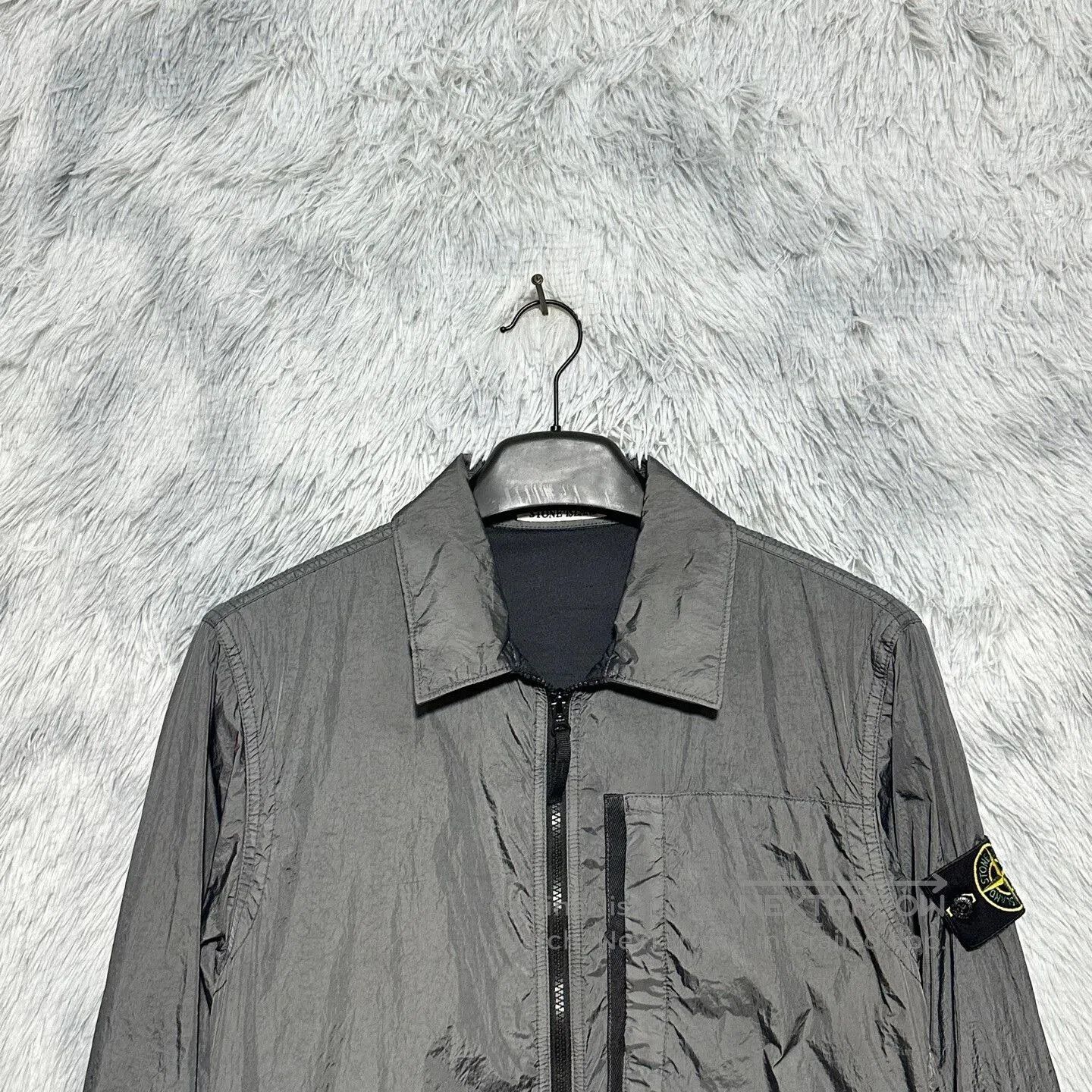Stone Island stone island 23fw crinkled nylon jacket. Size US M / EU 48-50 / 2 - 3 Thumbnail