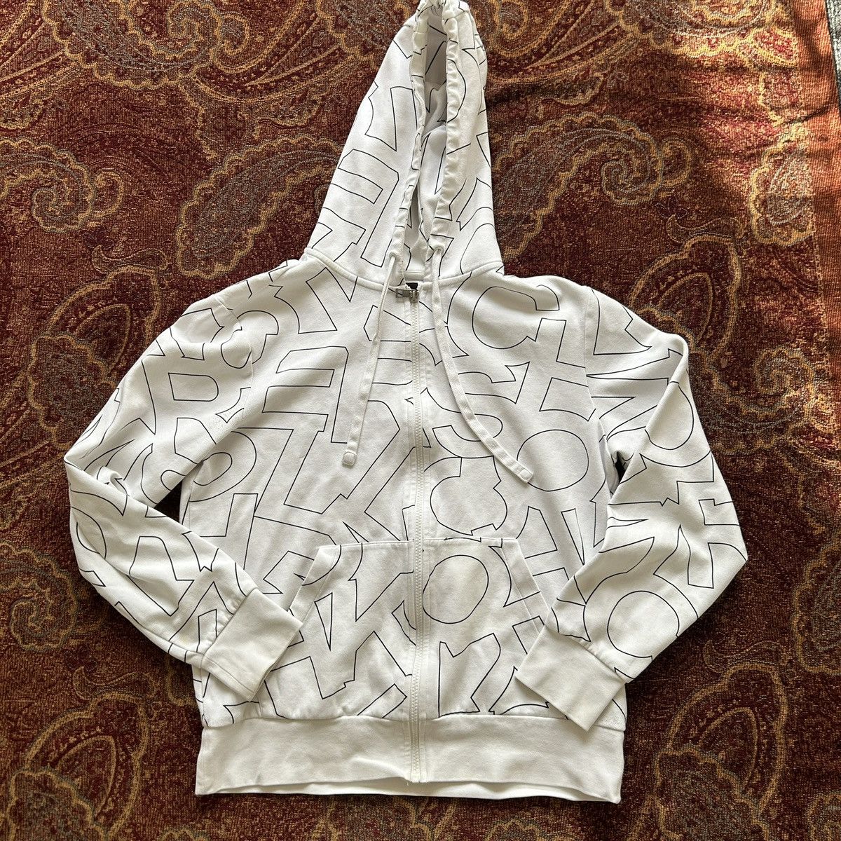Michael Kors Michael Kors White Zip Up Sweater in Women’s Medium Size M / US 6-8 / IT 42-44 - 2 Thumbnail