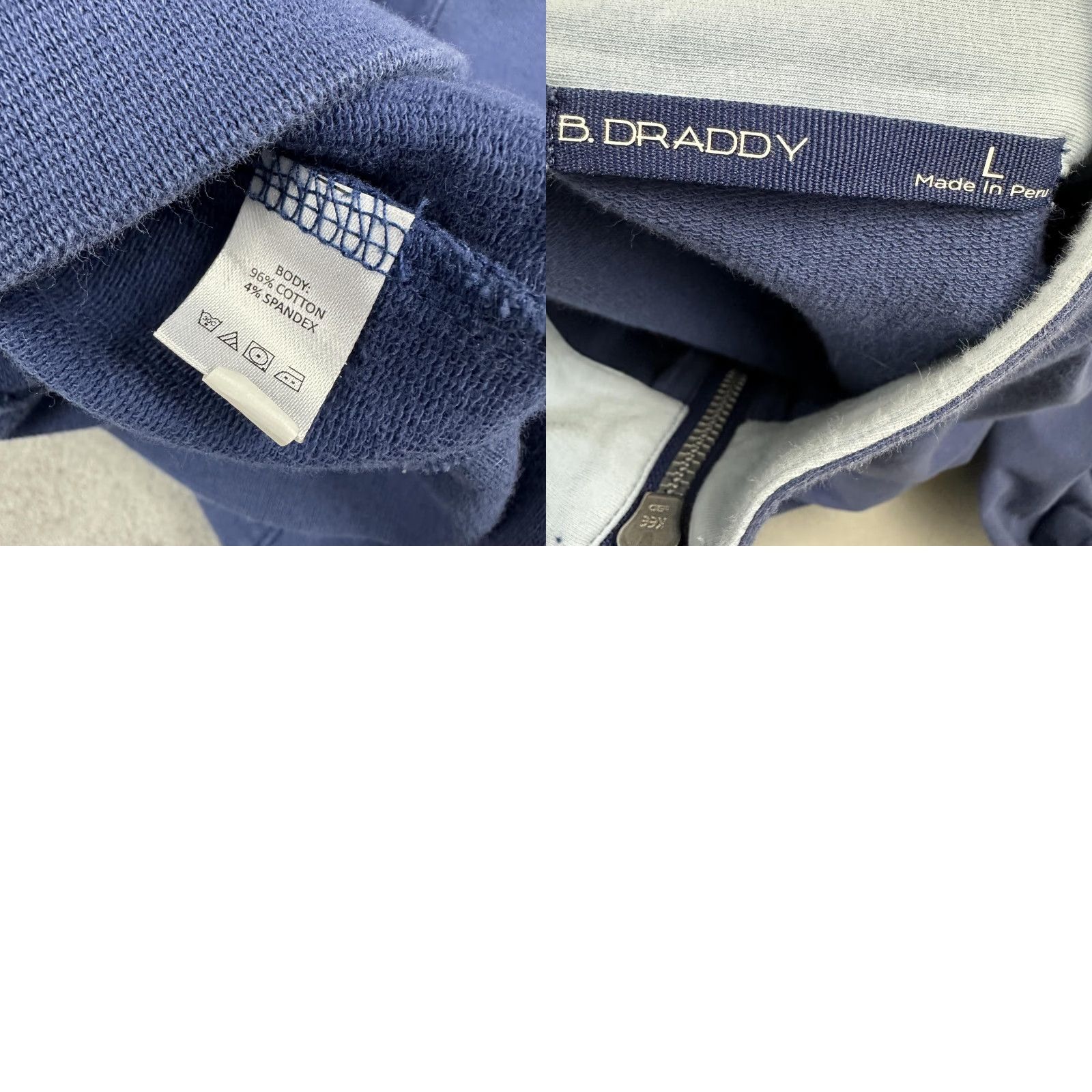 KangaROOS B. Draddy Sweatshirt Men L Blue 1/4 Zip Mock Neck Kangaroo Pocket Stretch L Size US L / EU 52-54 / 3 - 8 Thumbnail