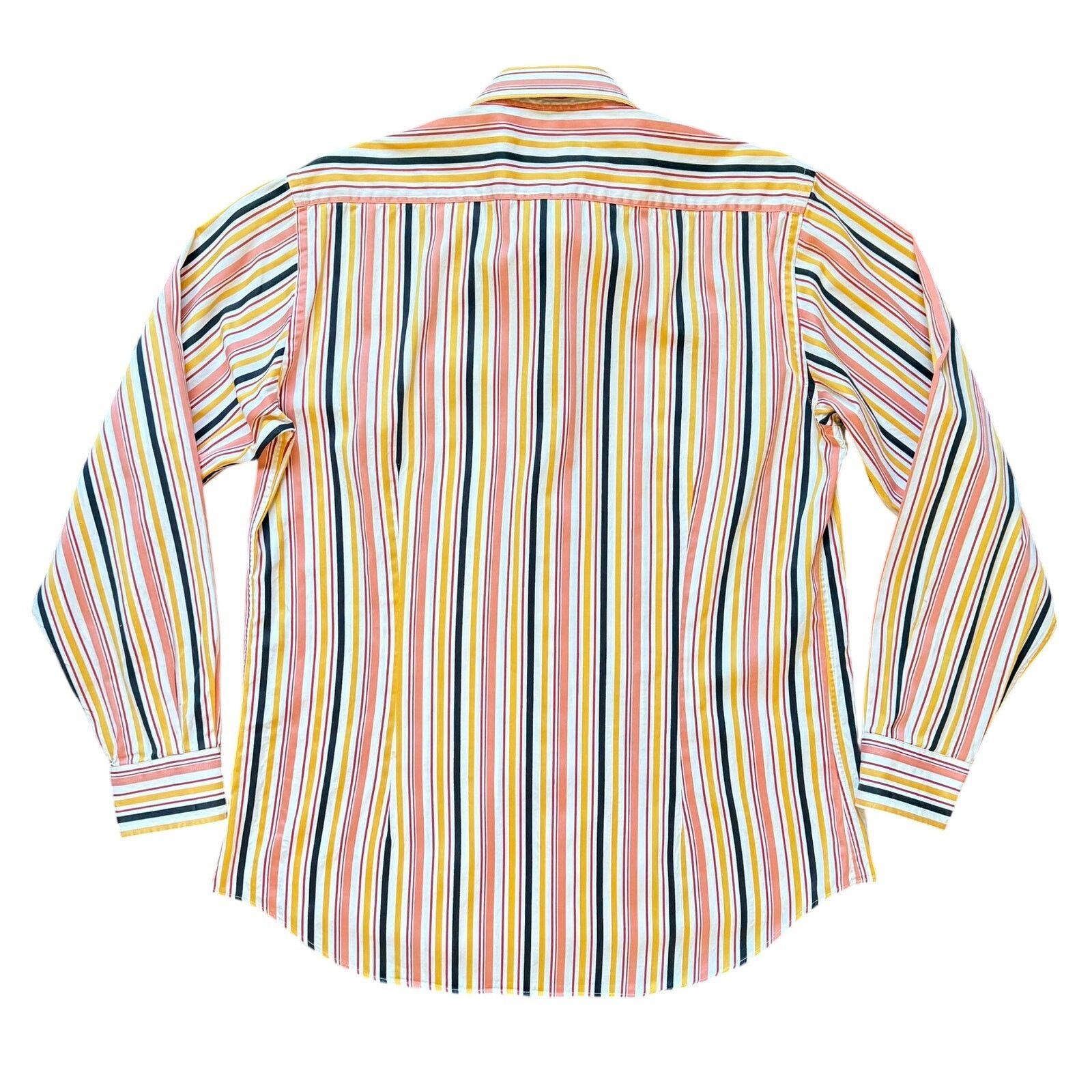 Etro Etro Milano Striped Button Up 100% Cotton Italy 42 Size US XS / EU 42 / 0 - 4 Thumbnail