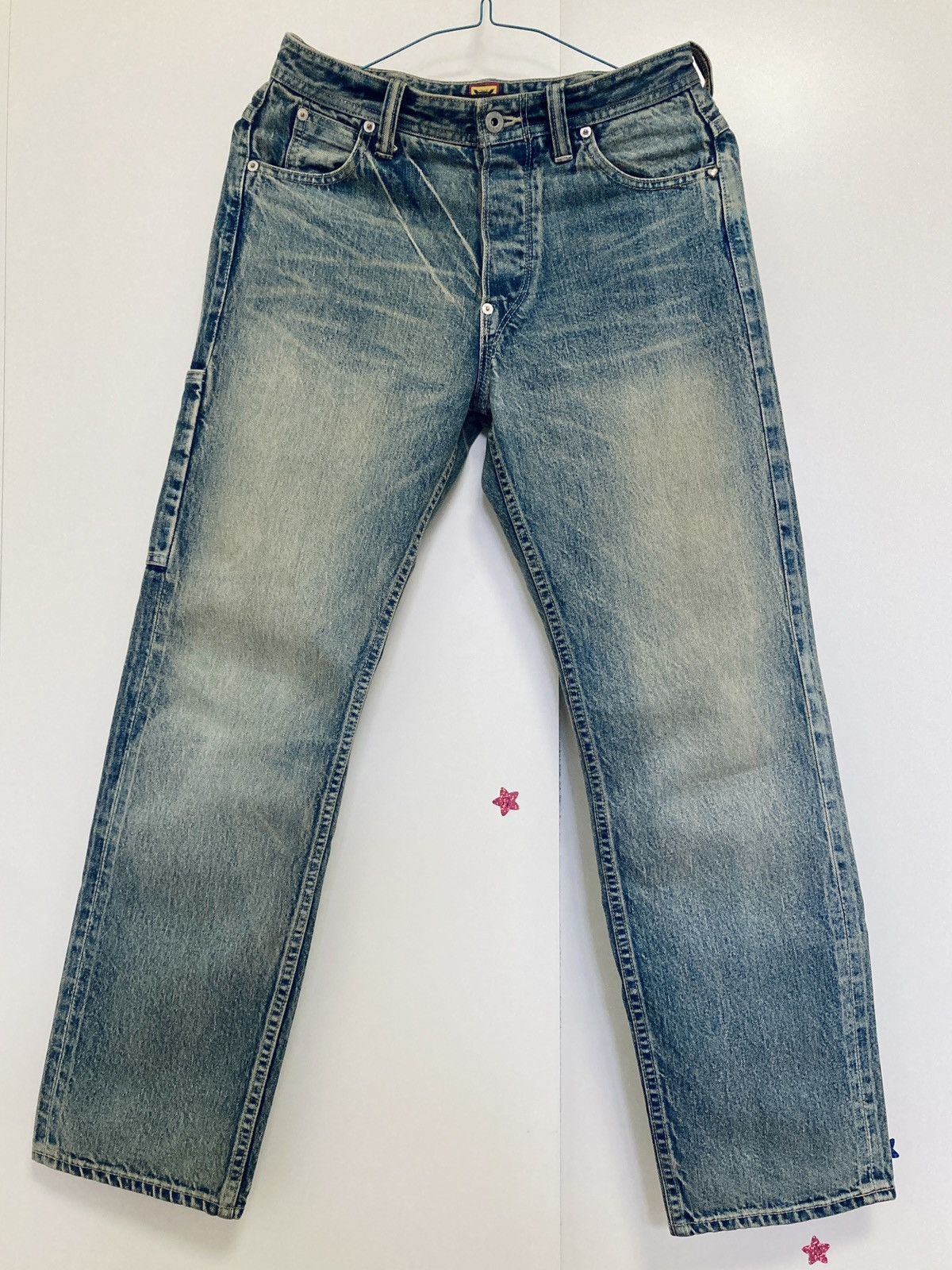 Girls Don't Cry × Human Made HUMAN MADE x Verdy GIRLS DON’T CRY PROTOTYPE DENIM JEANS Size US 28 / EU 44 - 12 Thumbnail