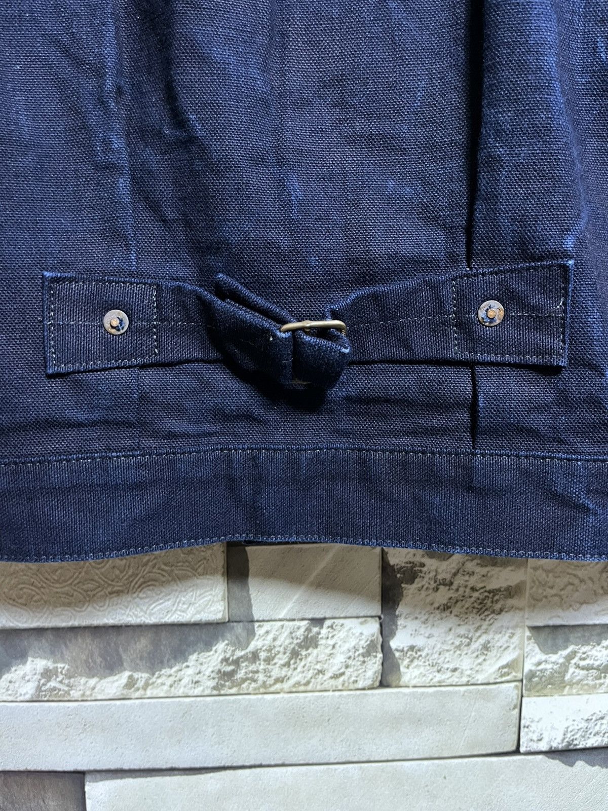 Burgus Plus BURGUS PLUS JAPAN TYPE-1 INDIGO DYED DUCK CANVAS JACKET Size US S / EU 44-46 / 1 - 9 Thumbnail