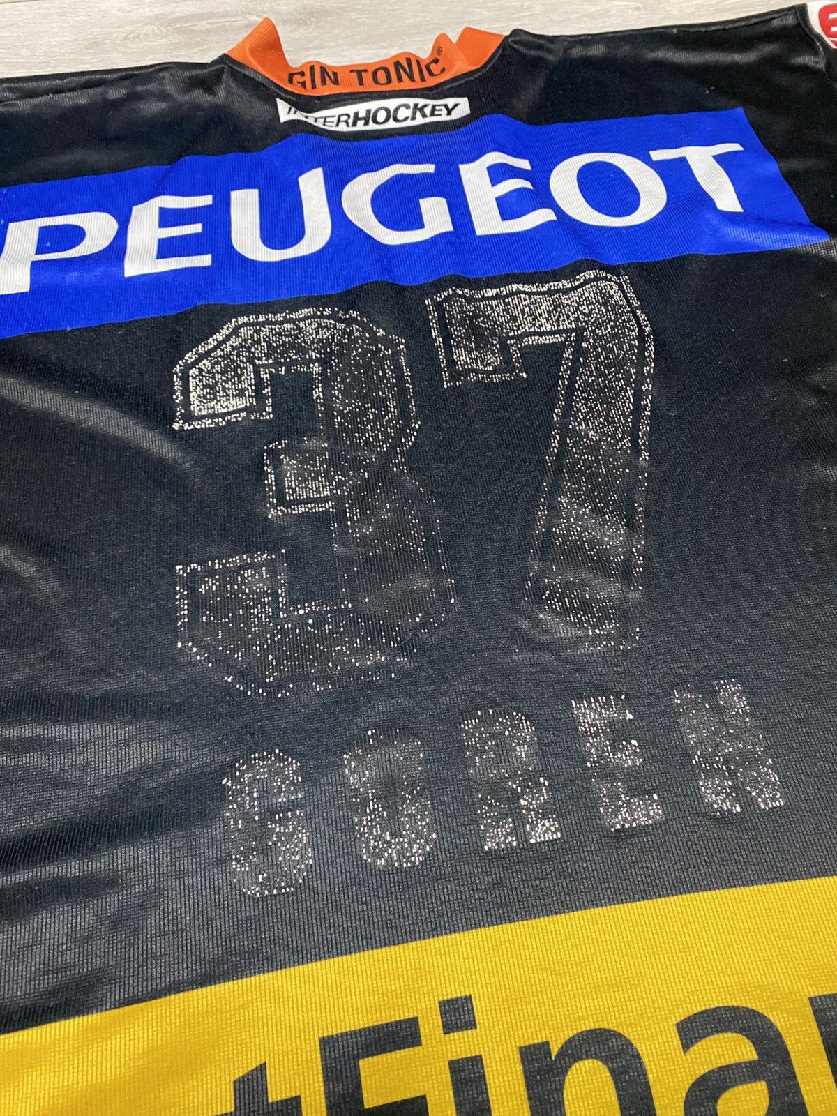 Vintage Vintage 90s SC Bern Hockey Jersey rare Peugeot Switzerland Size US XL / EU 56 / 4 - 8 Thumbnail