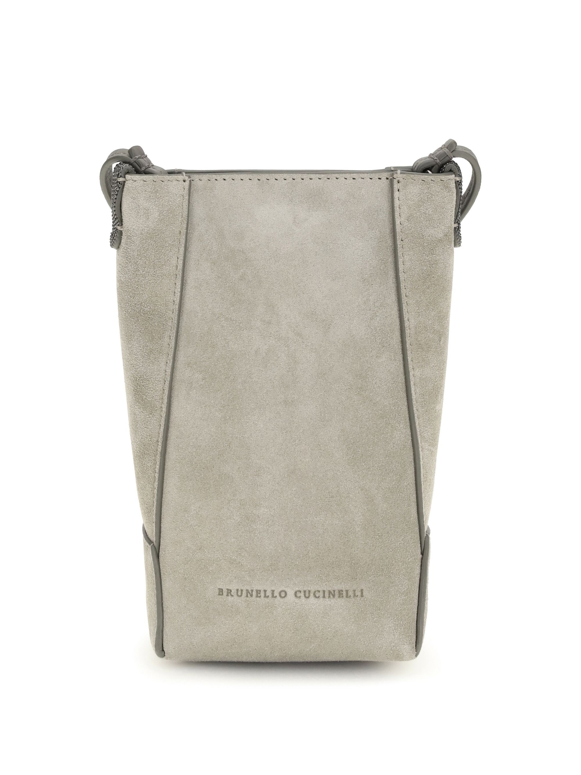 Brunello Cucinelli BC Duo suede Cell Phone Case Size ONE SIZE - 1 Thumbnail
