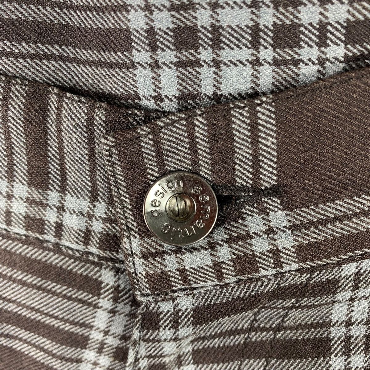 Japanese Brand × semanticdesign SEMANTIC DESIGN tartan plaid pants Size US 34 / EU 50 - 5 Thumbnail