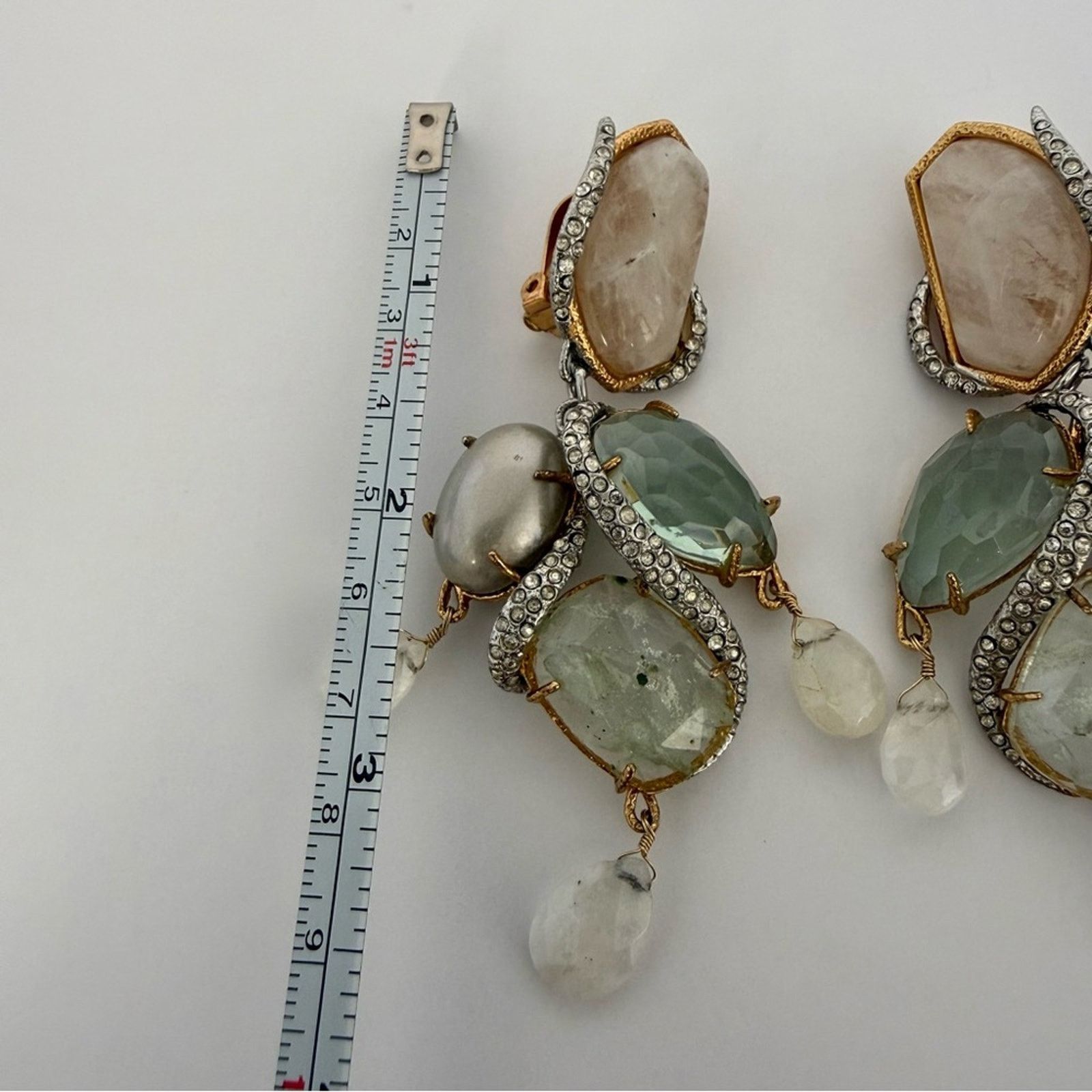 Alexis Bittar Alexis Bittar clip on earrings signed pyrite rock star Size ONE SIZE - 6 Thumbnail