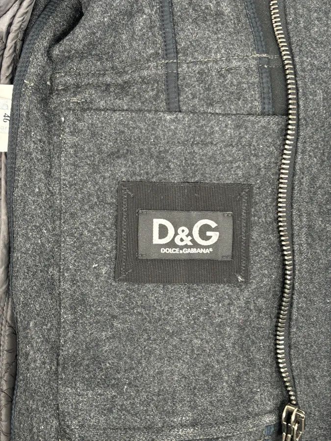 Dolce & Gabbana AW2010 Dolce & Gabbana Charcoal Wool Multi-Pocket Coat Size US M / EU 48-50 / 2 - 11 Thumbnail