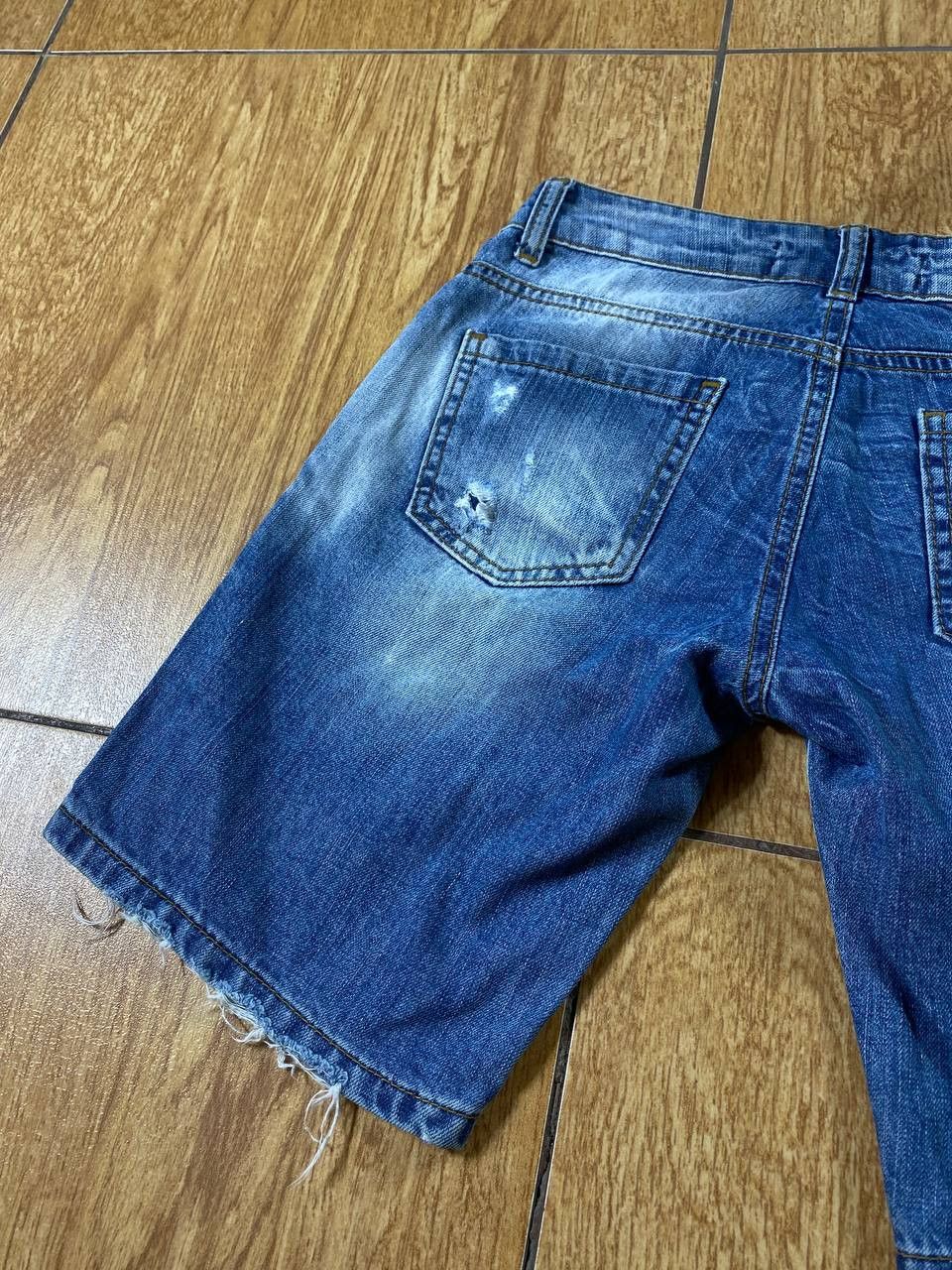 Philipp Plein Philipp Plein Skull Logo Denim Shorts Size US 26 / EU 42 - 15 Thumbnail