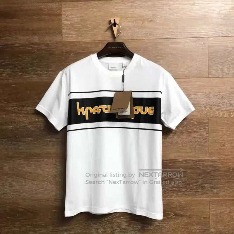 Burberry Burberry White Cotton Men's T. Size US XXS / EU 40 - 1 Thumbnail