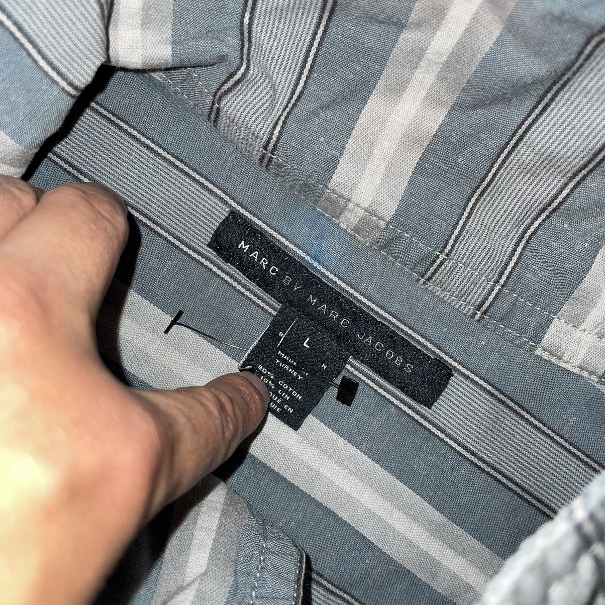 Marc Jacobs × Marc by Marc Jacobs Marc Jacobs Bondage Linen/Cotton Blend Jacket Size US L / EU 52-54 / 3 - 3 Thumbnail