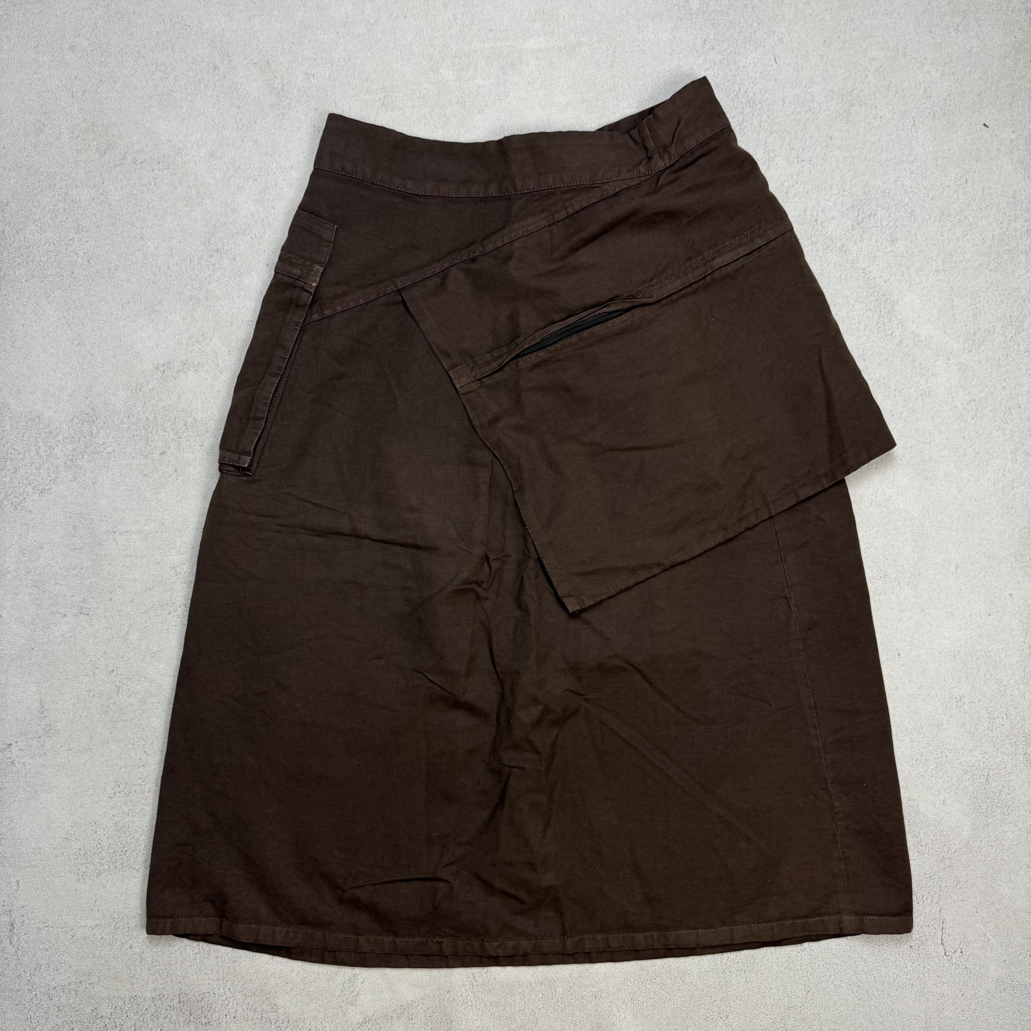 Issey Miyake Vintage Plantation Issey Miyake Cargo Utility Skirts Size 30" / US 8 / IT 44 - 2 Thumbnail