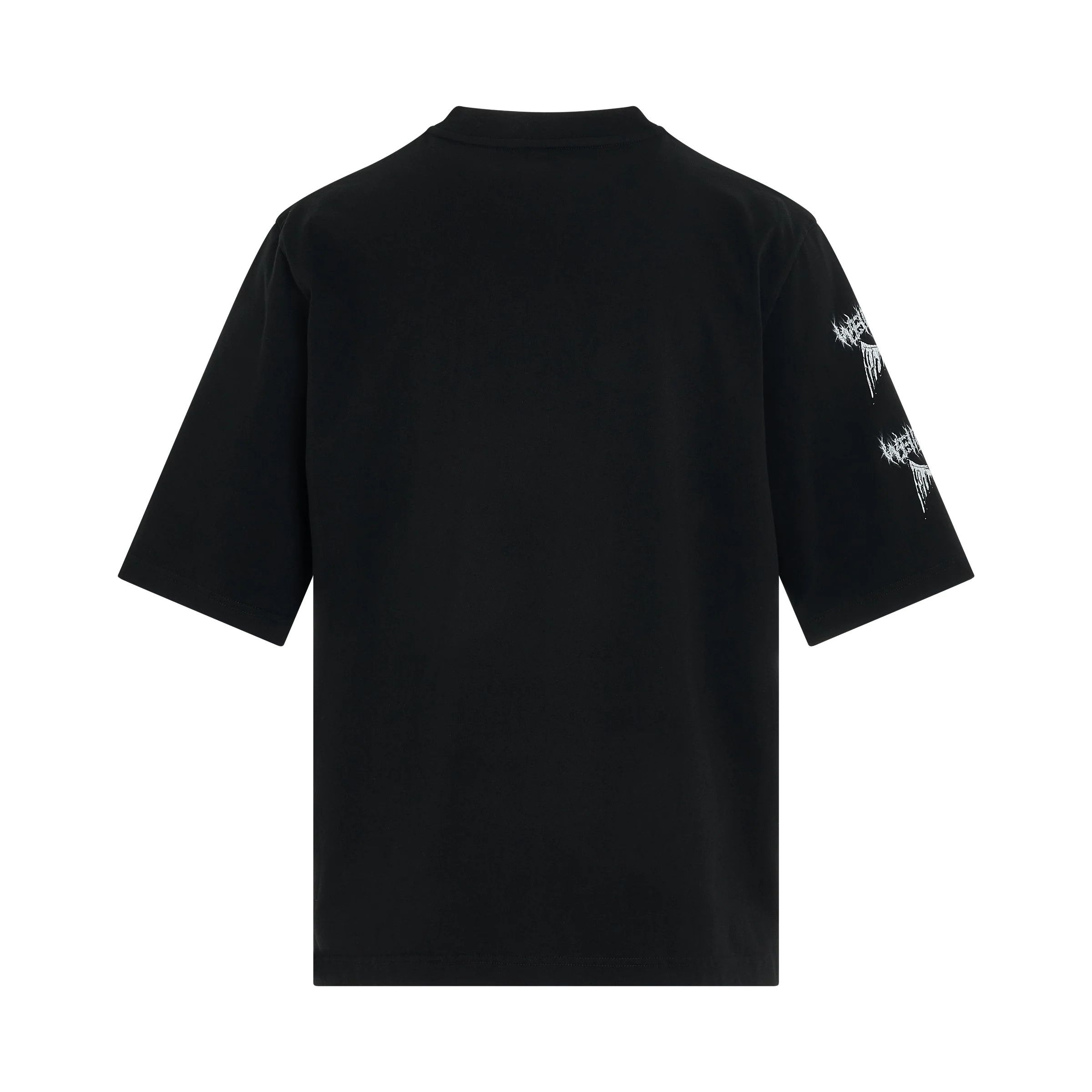 WE11DONE o1mris0824 Angel Print T-Shirt in Black Size US S / EU 44-46 / 1 - 4 Thumbnail