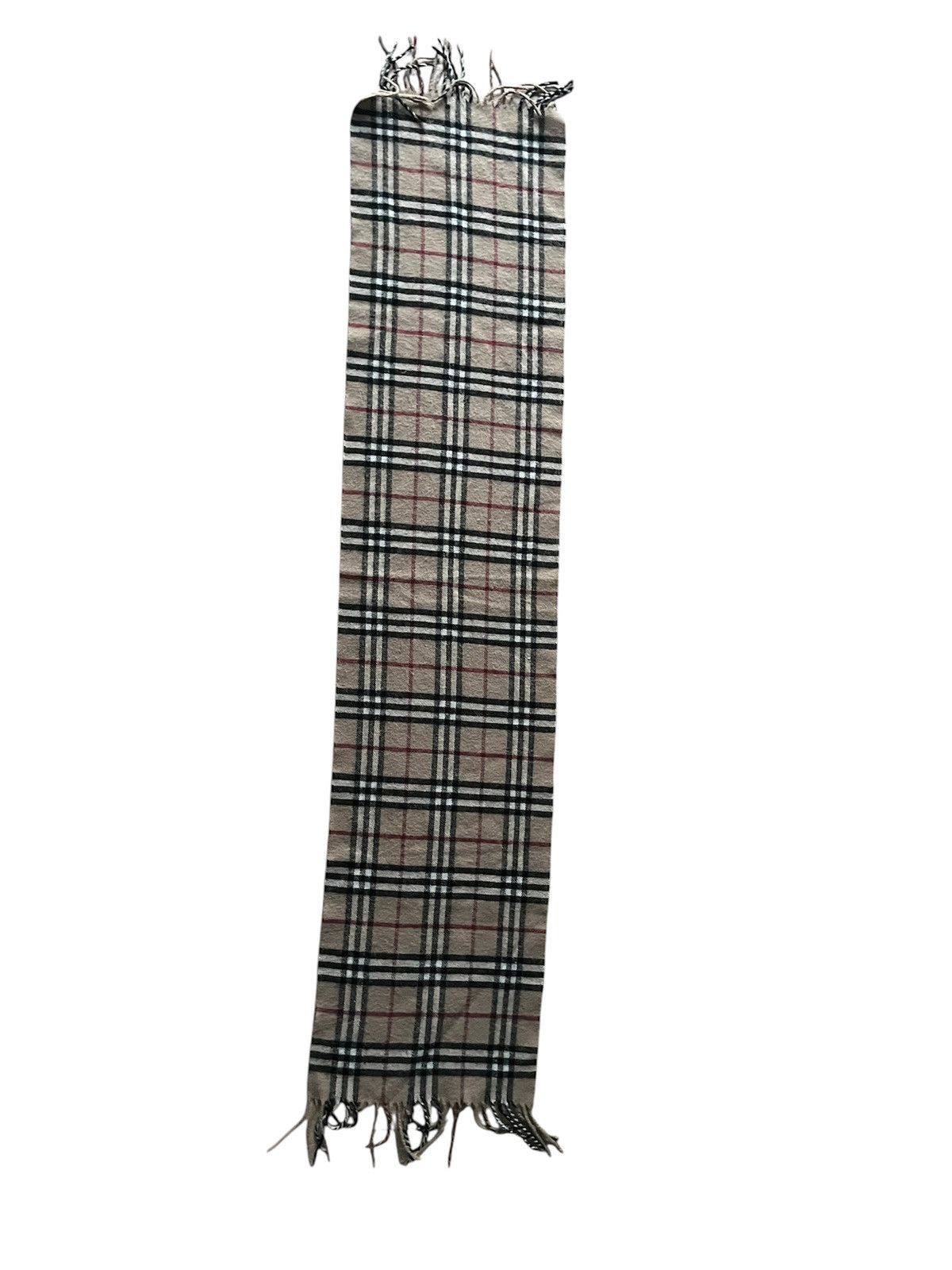 Burberry × Vintage Burberry cashmere scarf luxury vintage streetwear Size 40 - 4 Thumbnail