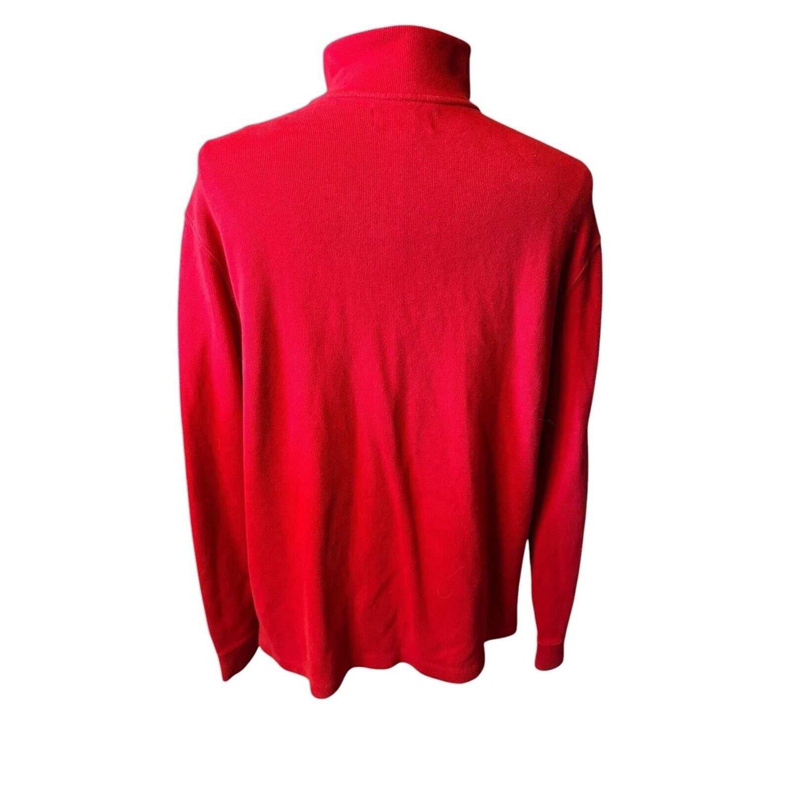 Polo Ralph Lauren Ralph Lauren Polo Red Quarter Zip Pullover Sweater Cotton Size US XL / EU 56 / 4 - 6 Thumbnail