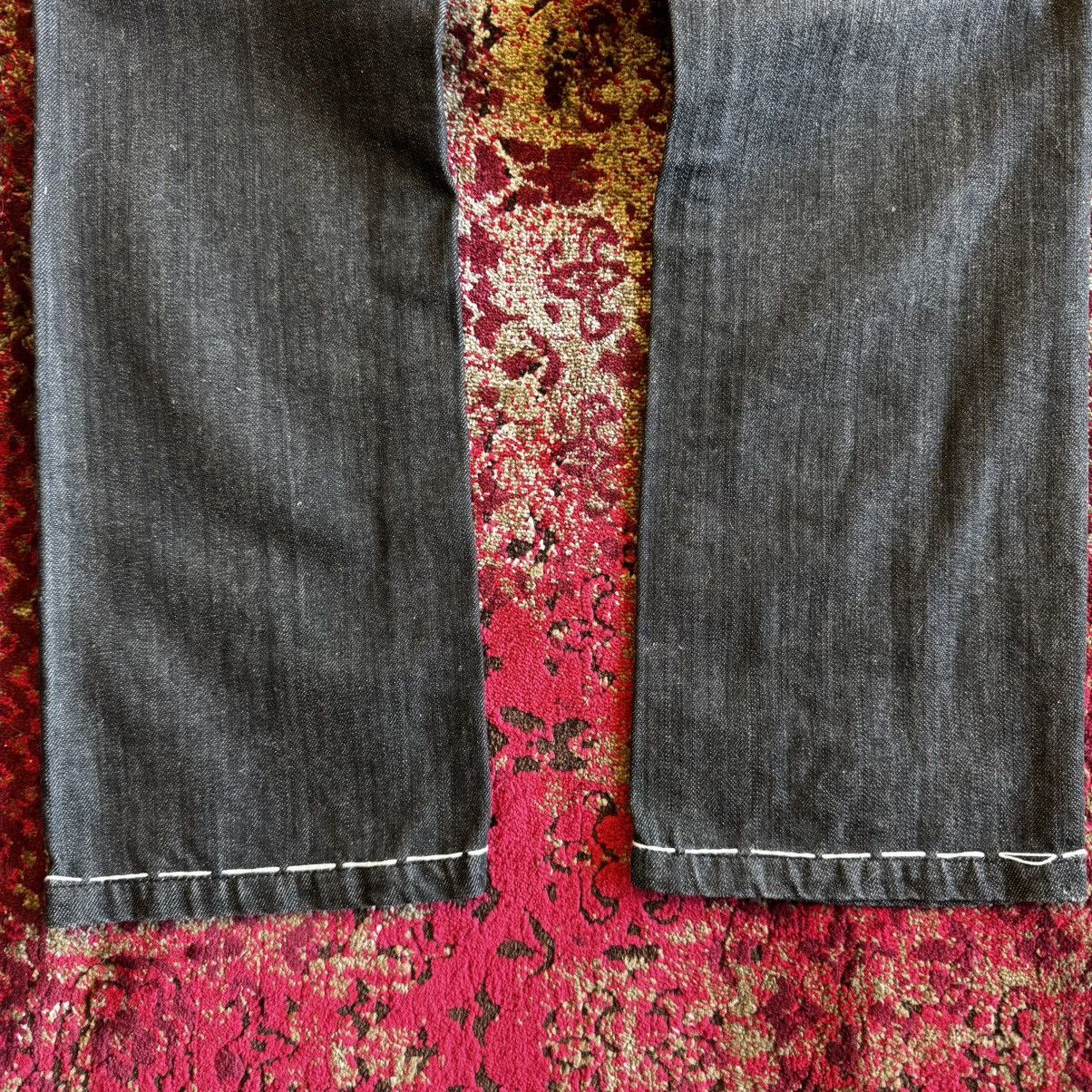 Other Victorious Y2K Jeans W Embroidered Flap Pockets Size US 34 / EU 50 - 2 Thumbnail