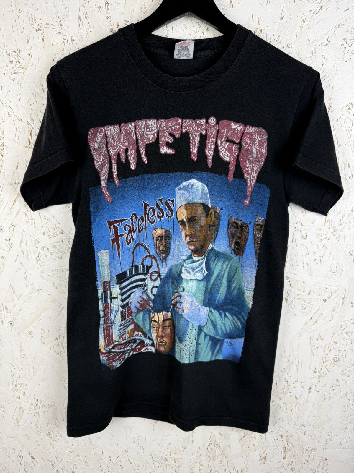 Band Tees Vintage Impetigo Faceless Grindcore Band 1999 Art T-Shirt S Size US S / EU 44-46 / 1 - 1 Thumbnail