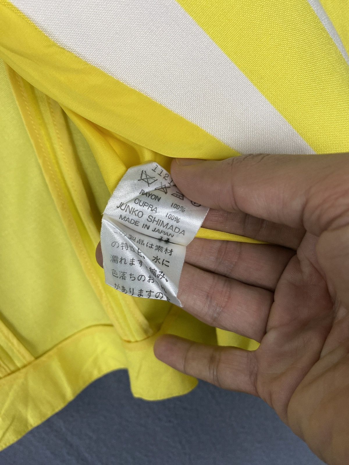 Japanese Brand × Junko Shimada 49 AV Junko Shimada Striking Yellow Cropped Jacket Size S / US 4 / IT 40 - 9 Thumbnail