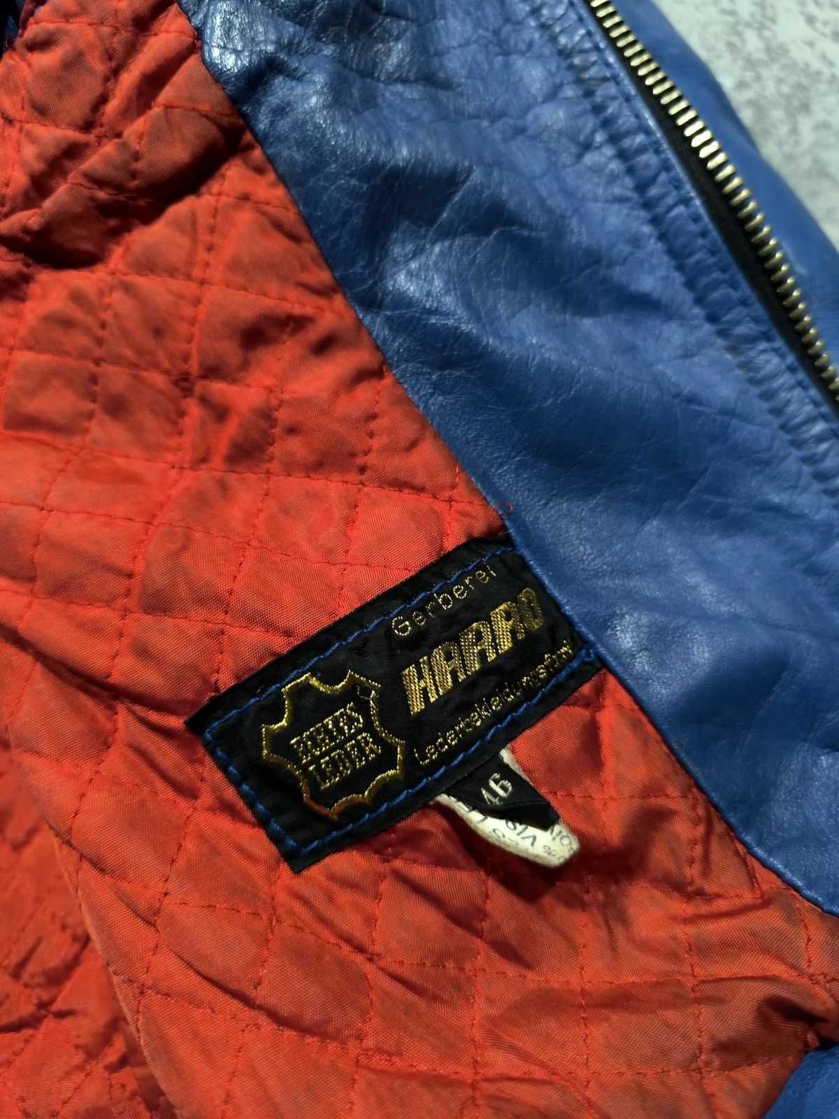 Genuine Leather vtg moto trashed leather jacket racer balenci demna gvsalia Size US M / EU 48-50 / 2 - 7 Thumbnail